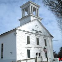 The front of the Christian Church of Charleston Four Corners’ building